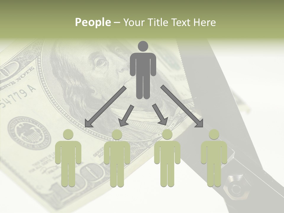 Helping Hand Touching Elder PowerPoint Template