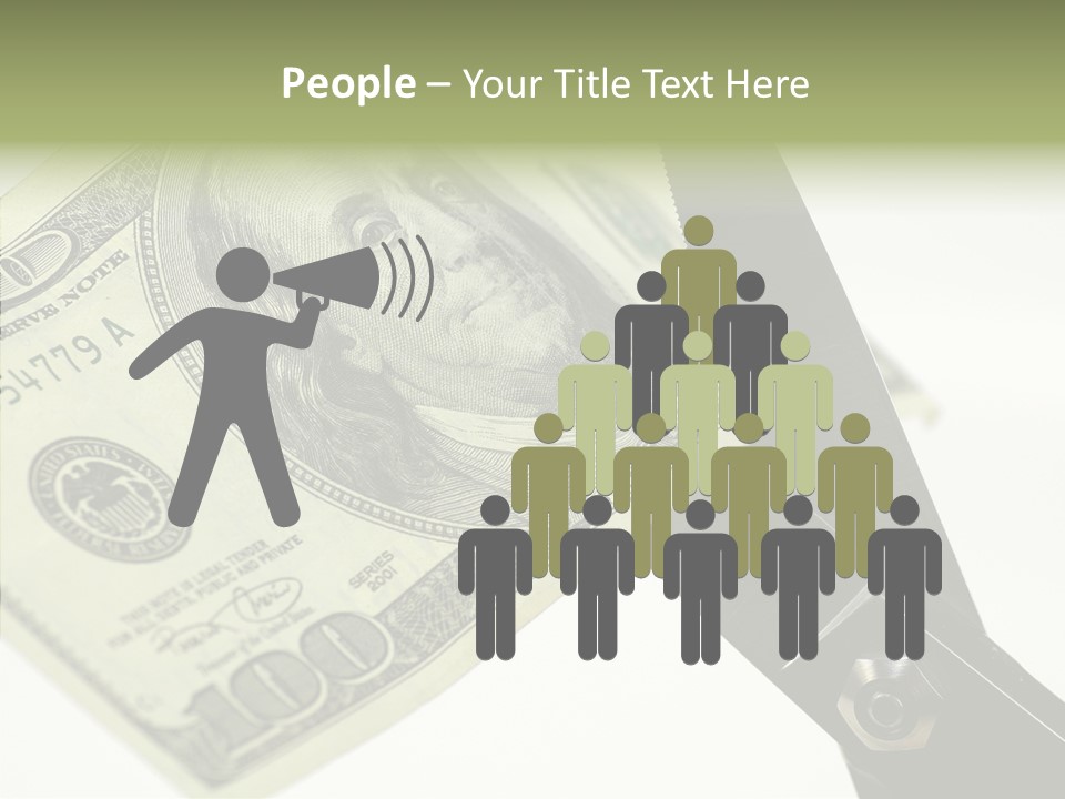 Helping Hand Touching Elder PowerPoint Template