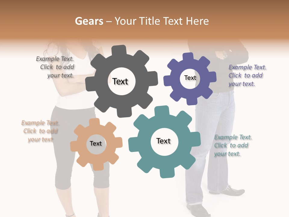 Care Aging Close Up PowerPoint Template