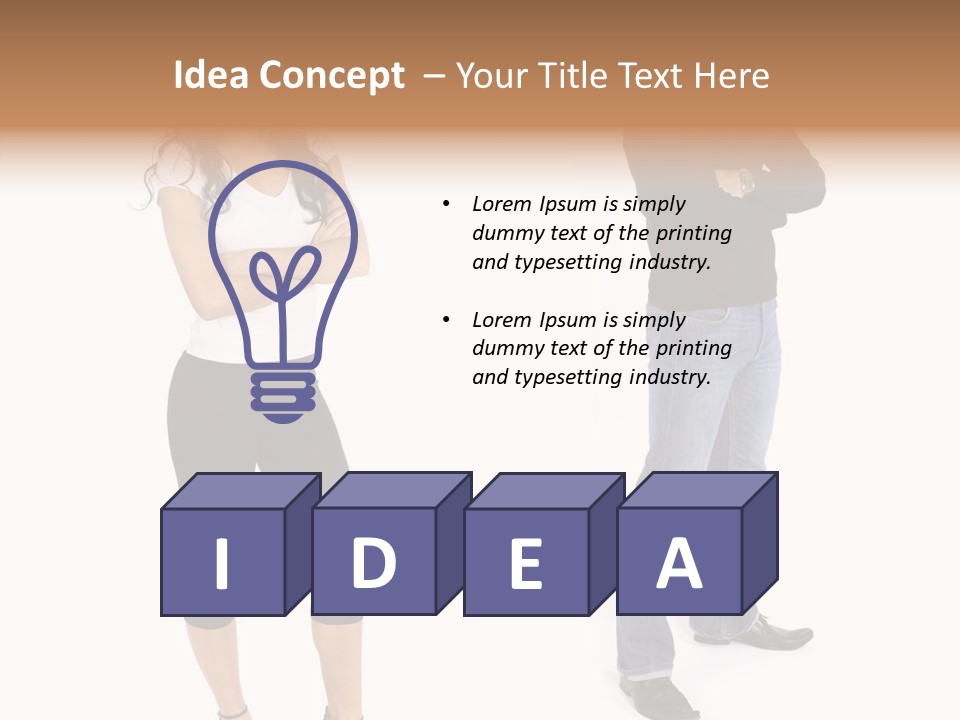 Care Aging Close Up PowerPoint Template