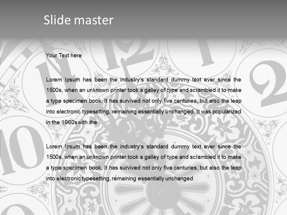 Elderly Human Sharing PowerPoint Template