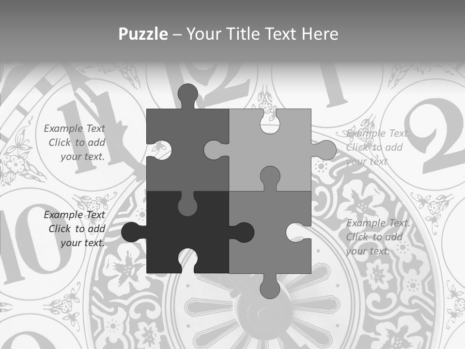 Elderly Human Sharing PowerPoint Template