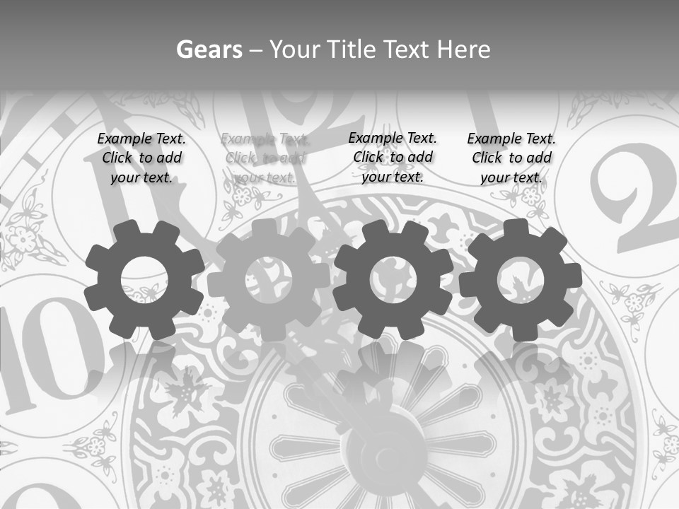 Elderly Human Sharing PowerPoint Template