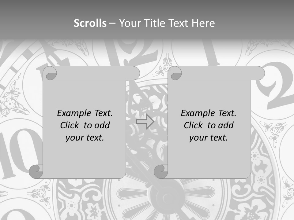 Elderly Human Sharing PowerPoint Template