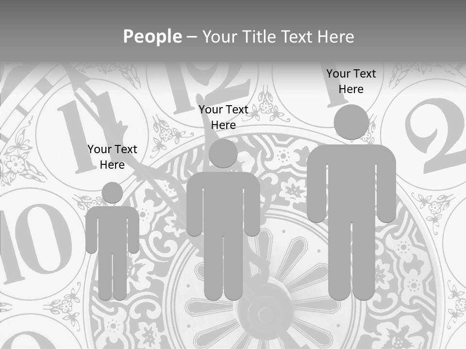 Elderly Human Sharing PowerPoint Template