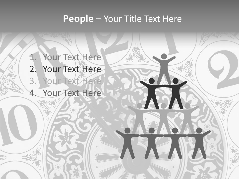 Elderly Human Sharing PowerPoint Template