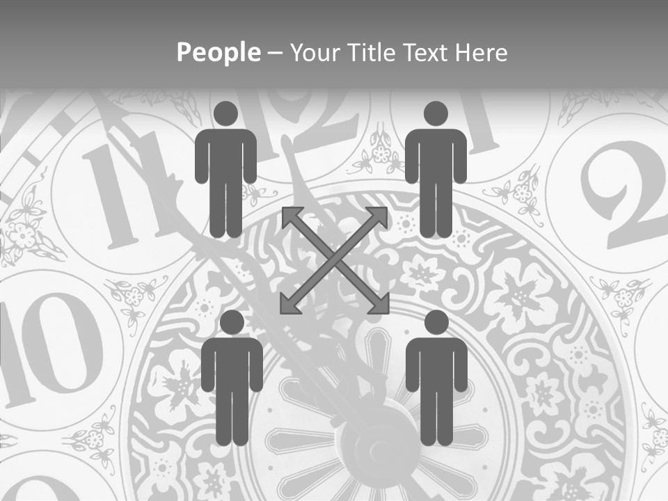 Elderly Human Sharing PowerPoint Template