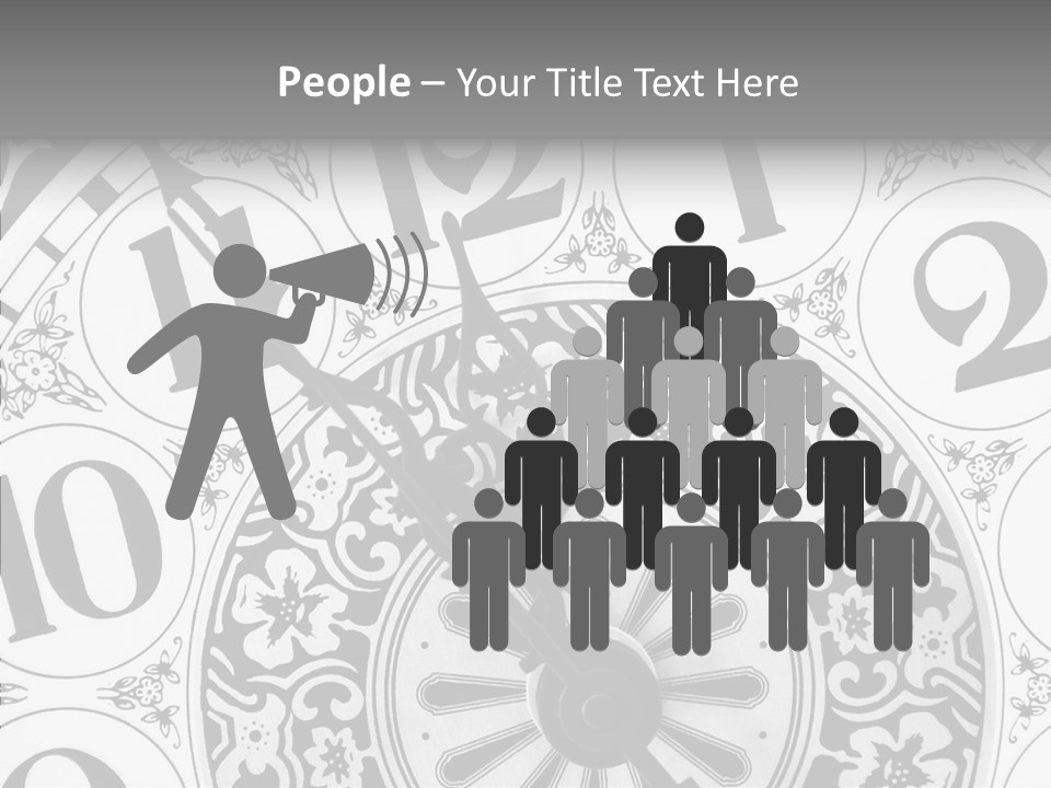 Elderly Human Sharing PowerPoint Template