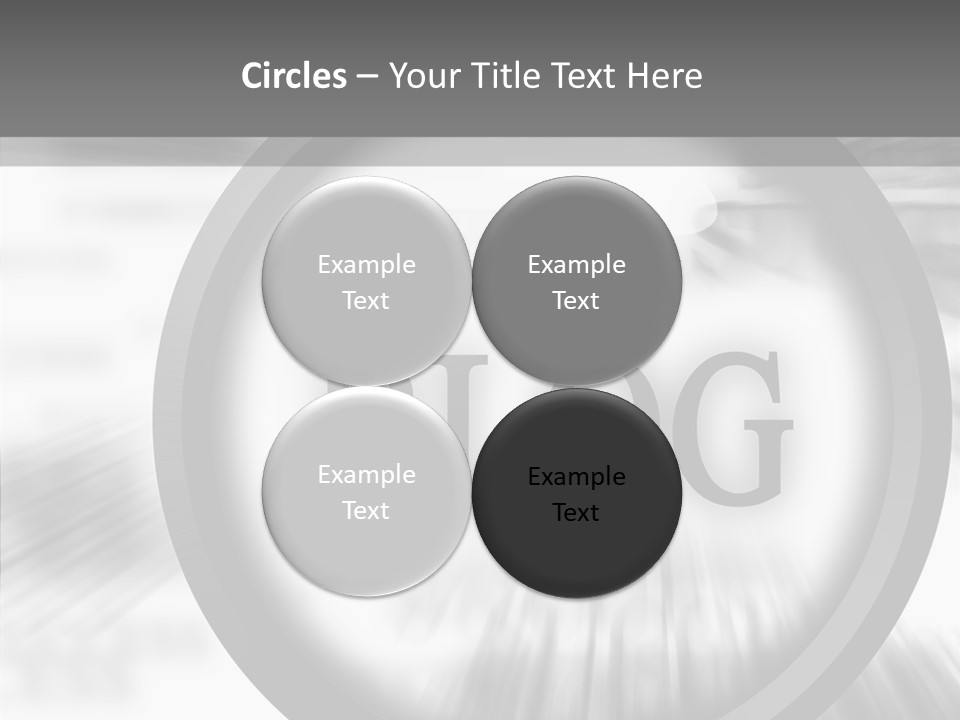 Senior  Women Close Up PowerPoint Template