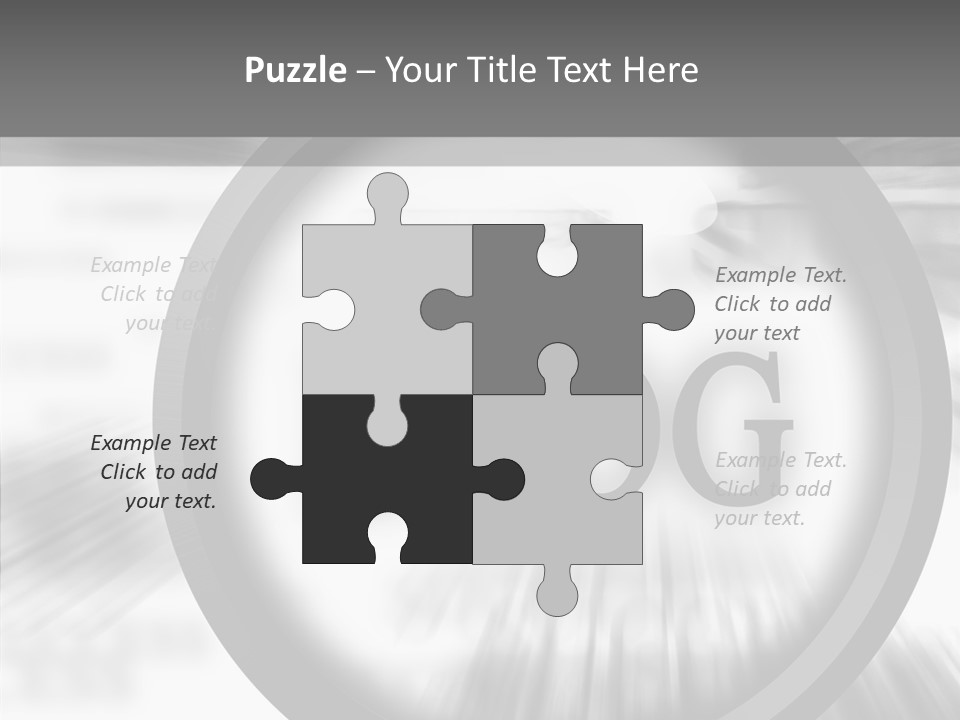 Senior  Women Close Up PowerPoint Template