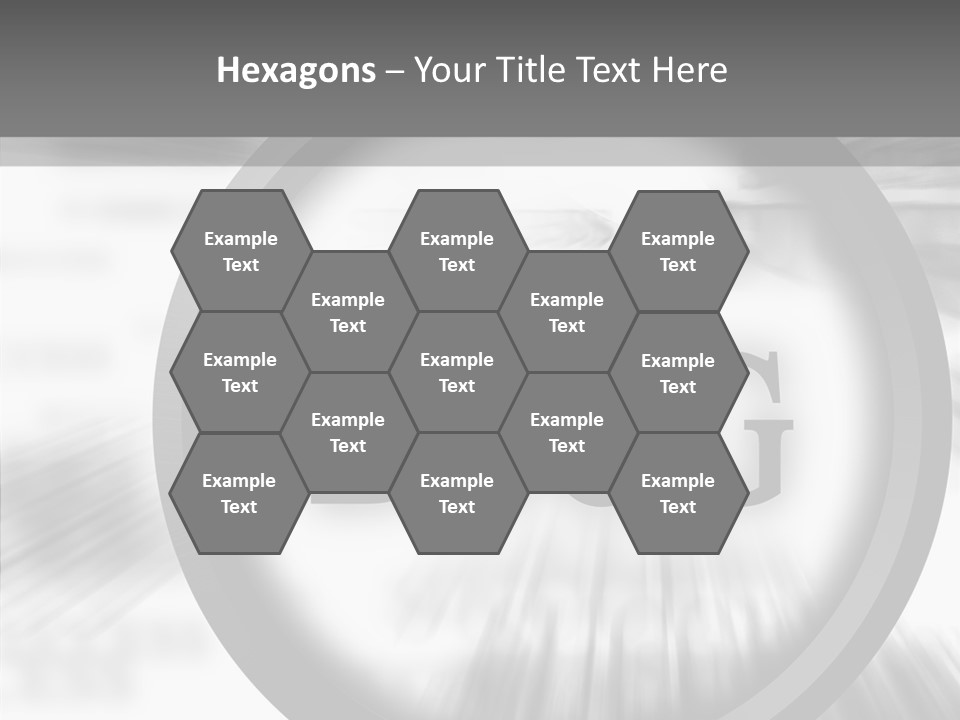 Senior  Women Close Up PowerPoint Template