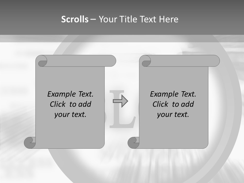 Senior  Women Close Up PowerPoint Template