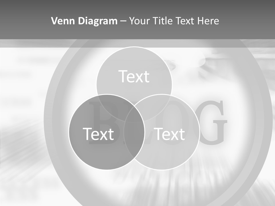 Senior  Women Close Up PowerPoint Template