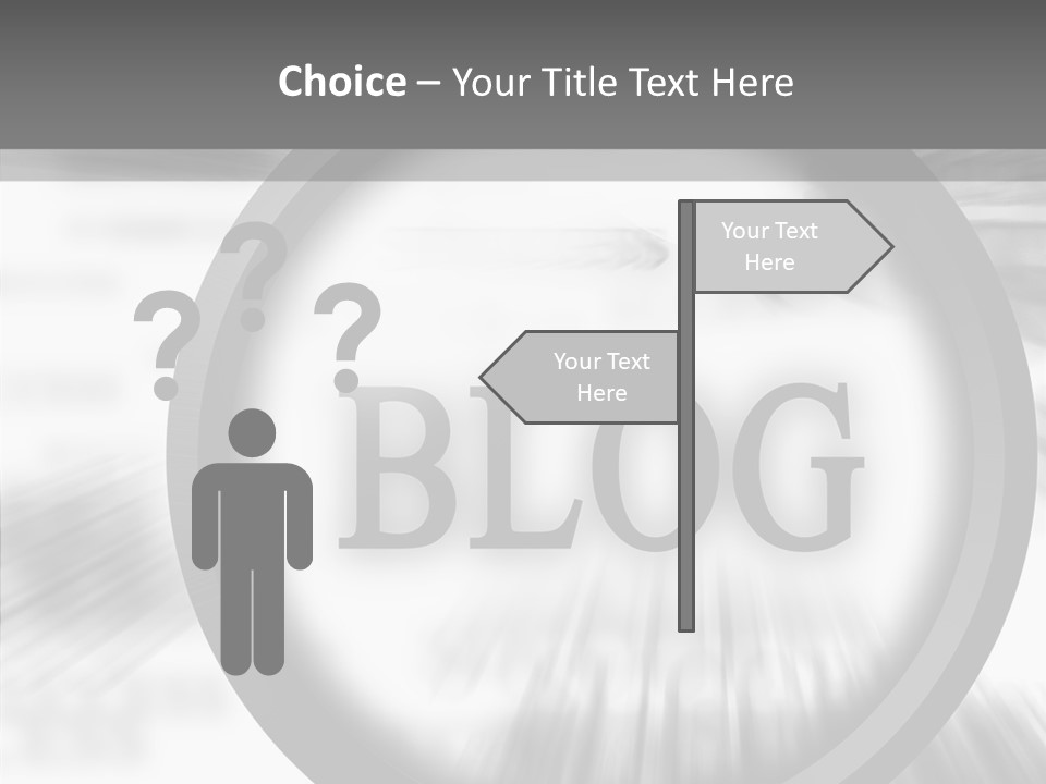 Senior  Women Close Up PowerPoint Template