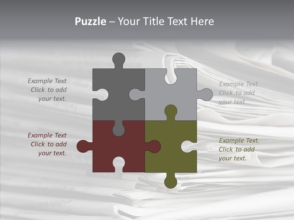 White Background Holding Hands PowerPoint Template