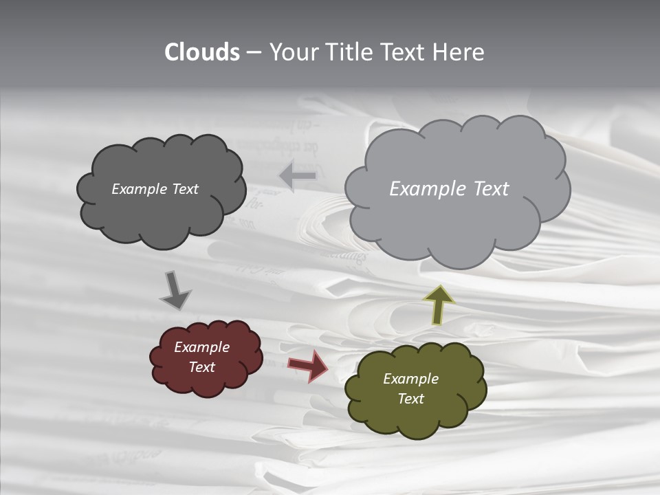 White Background Holding Hands PowerPoint Template