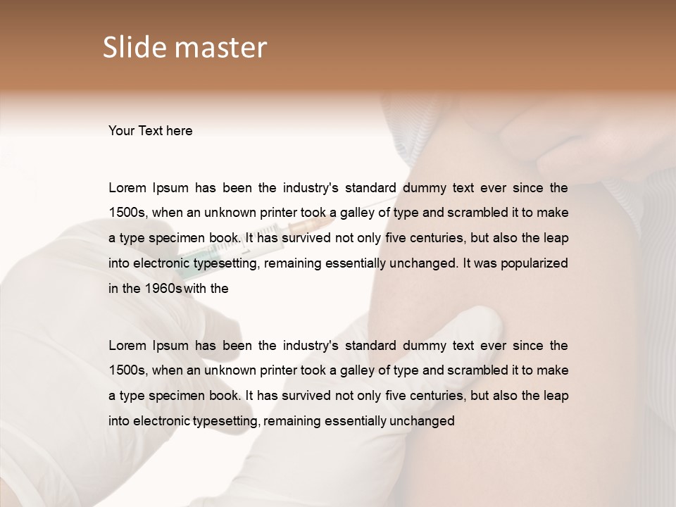 Adult Aging Background PowerPoint Template