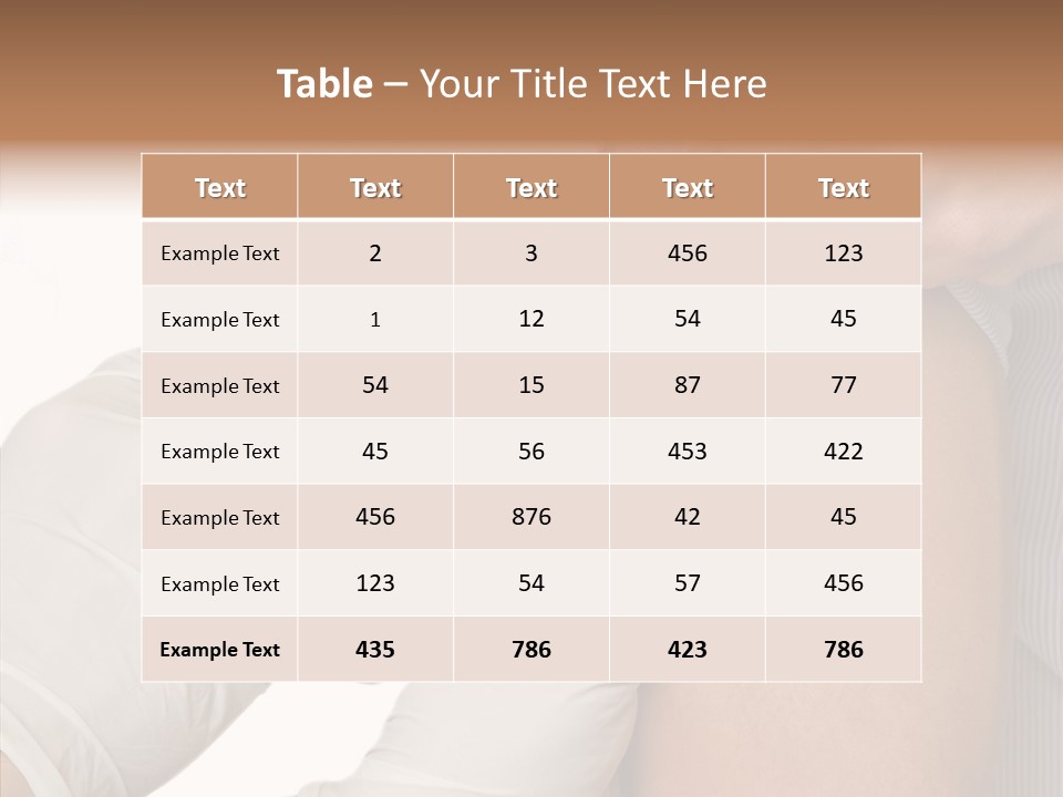 Adult Aging Background PowerPoint Template