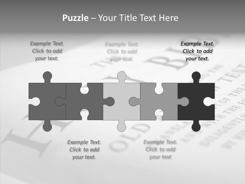 Sharing Senior Holding Hands PowerPoint Template