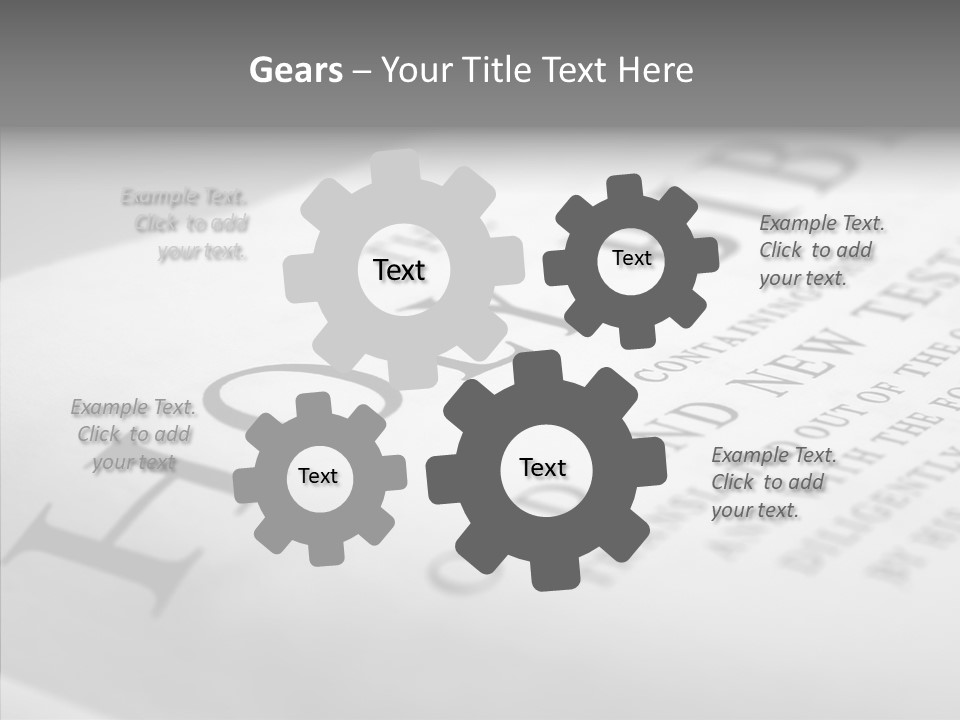 Sharing Senior Holding Hands PowerPoint Template