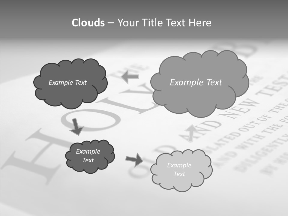 Sharing Senior Holding Hands PowerPoint Template