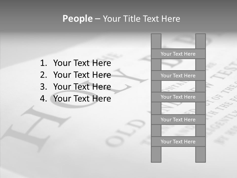 Sharing Senior Holding Hands PowerPoint Template