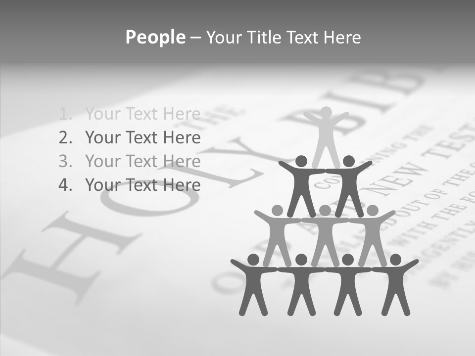 Sharing Senior Holding Hands PowerPoint Template