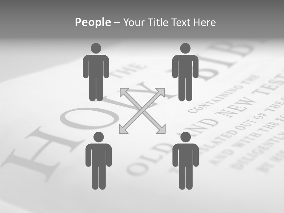 Sharing Senior Holding Hands PowerPoint Template