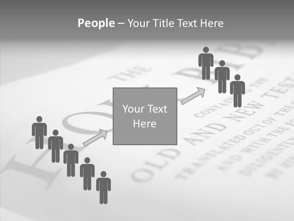 Sharing Senior Holding Hands PowerPoint Template