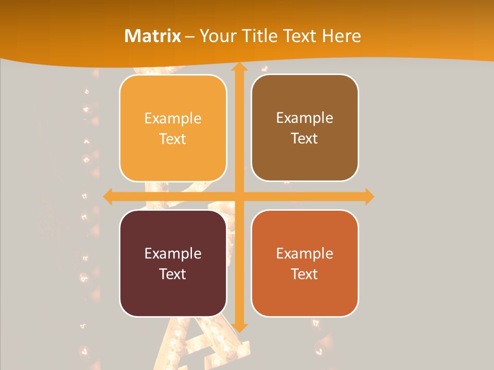 Touching Caregiver  PowerPoint Template