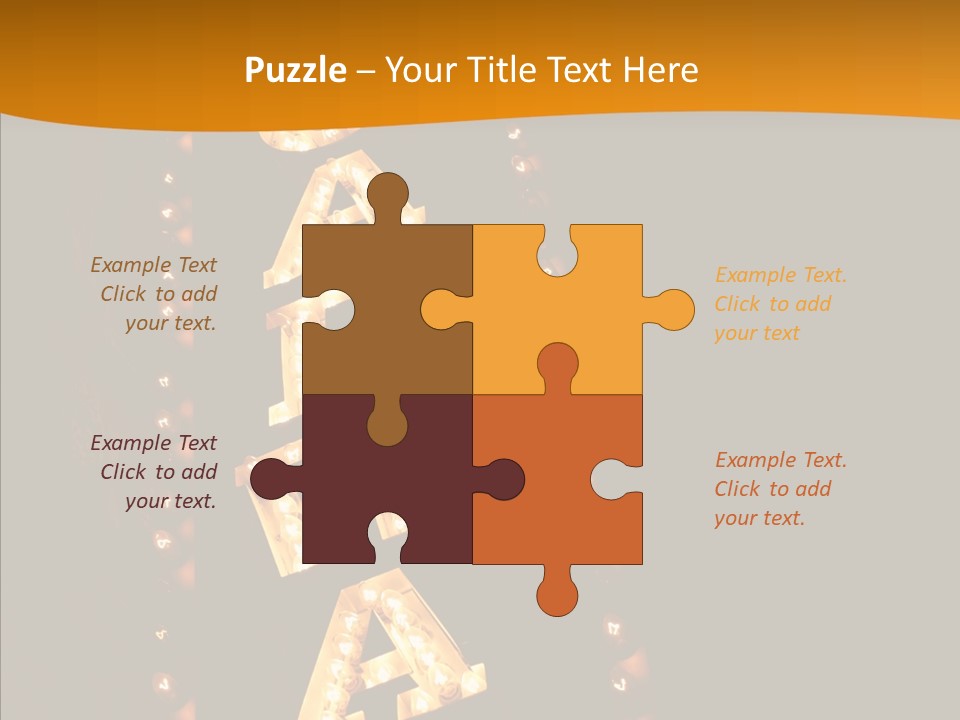 Touching Caregiver  PowerPoint Template