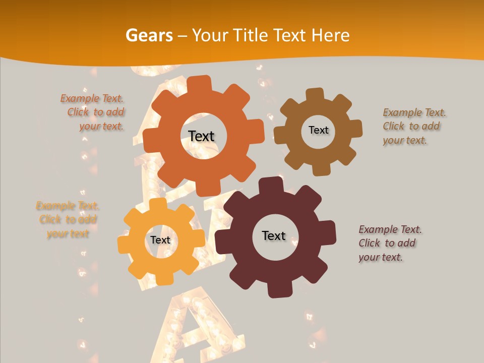 Touching Caregiver  PowerPoint Template