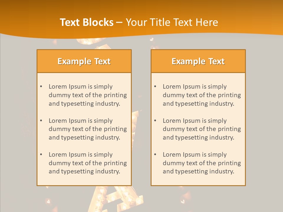 Touching Caregiver  PowerPoint Template