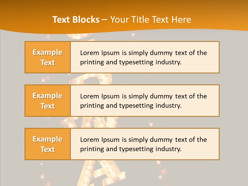 Touching Caregiver  PowerPoint Template