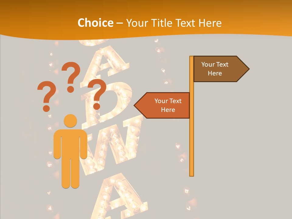Touching Caregiver  PowerPoint Template