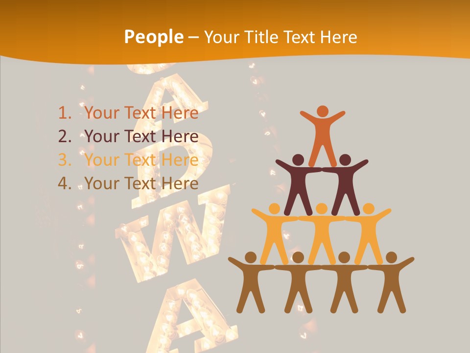 Touching Caregiver  PowerPoint Template