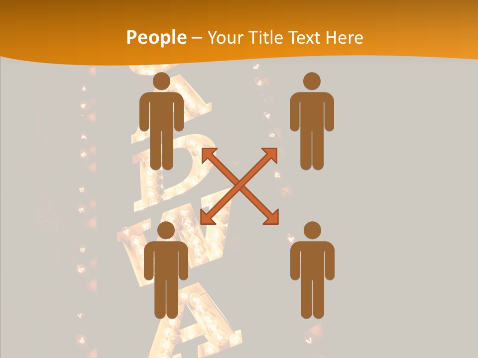 Touching Caregiver  PowerPoint Template