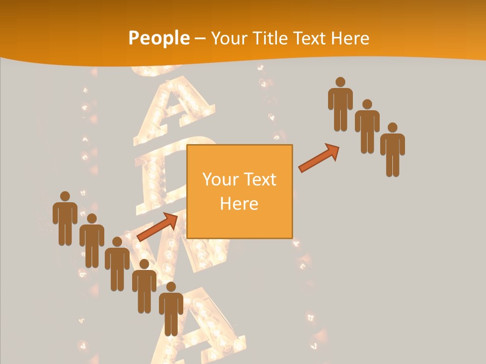 Touching Caregiver  PowerPoint Template