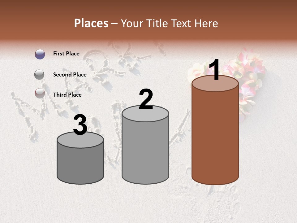 Female Hand Holding Hands PowerPoint Template