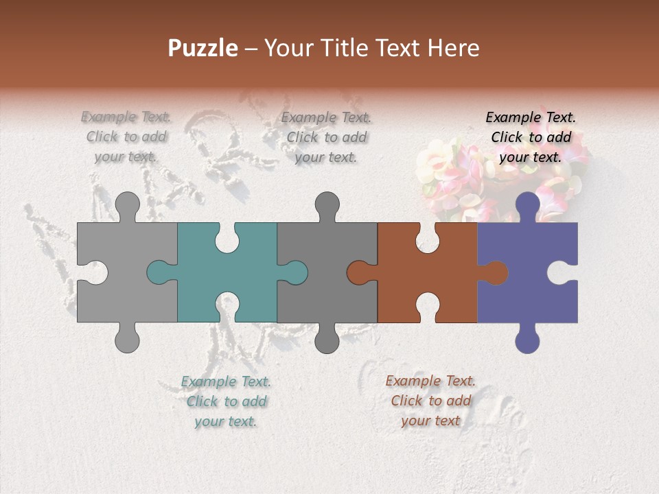 Female Hand Holding Hands PowerPoint Template