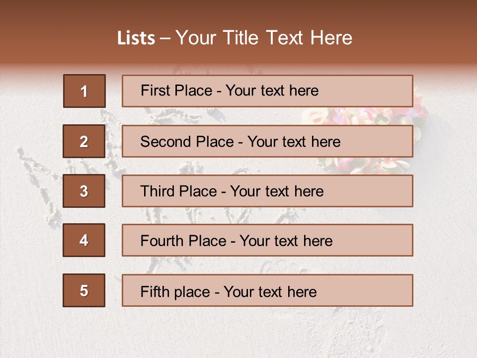 Female Hand Holding Hands PowerPoint Template