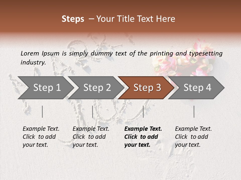 Female Hand Holding Hands PowerPoint Template