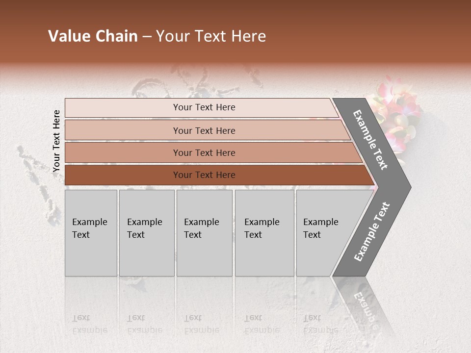 Female Hand Holding Hands PowerPoint Template