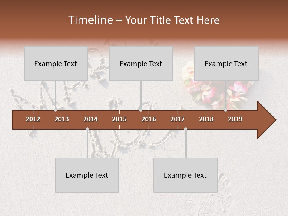 Female Hand Holding Hands PowerPoint Template