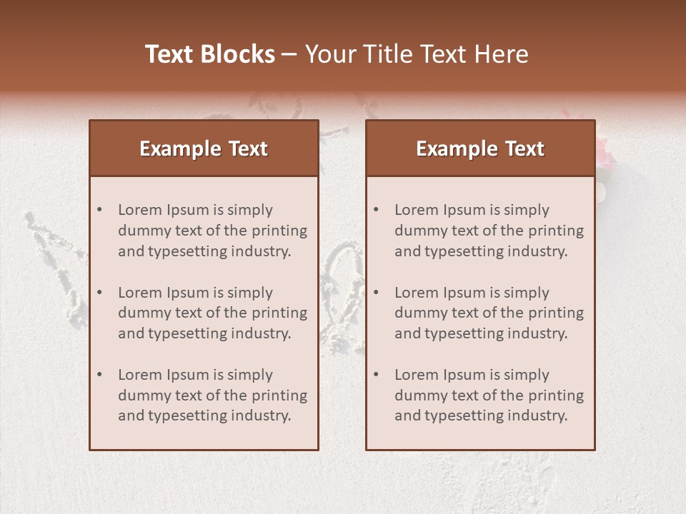 Female Hand Holding Hands PowerPoint Template