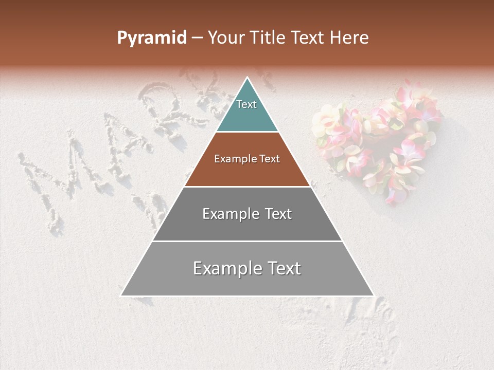 Female Hand Holding Hands PowerPoint Template