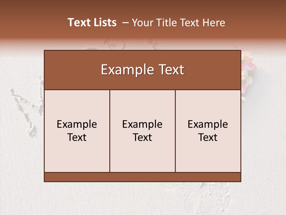 Female Hand Holding Hands PowerPoint Template