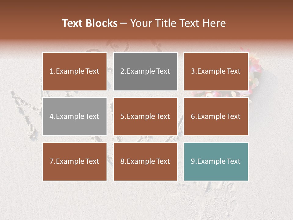 Female Hand Holding Hands PowerPoint Template