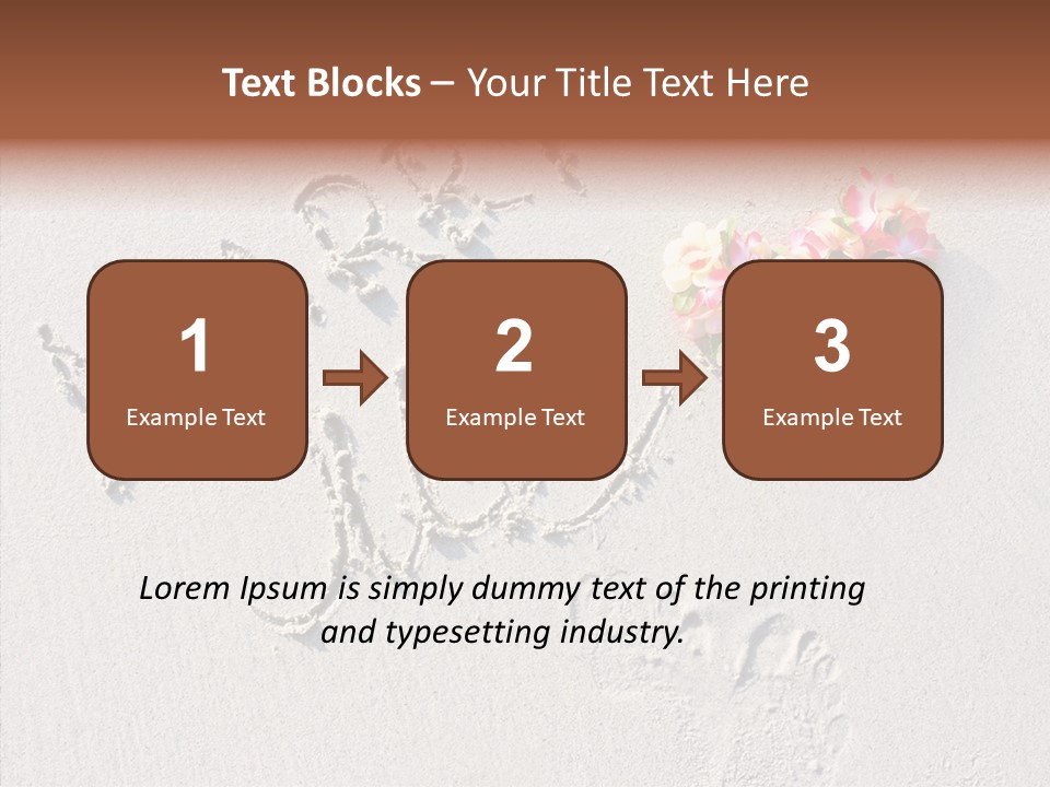Female Hand Holding Hands PowerPoint Template