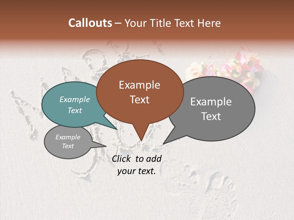 Female Hand Holding Hands PowerPoint Template